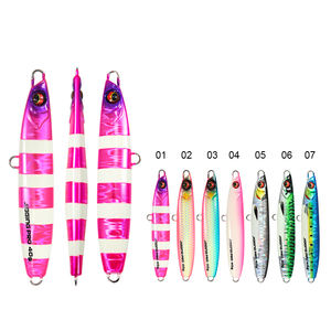 Jiggingpro Plomb Métal Jig Appât Lent Jig Saltwater Fishing Tackle for Ocean Boat Marlin and Snapper Species Jigging Lure Fishing - Product Image 1