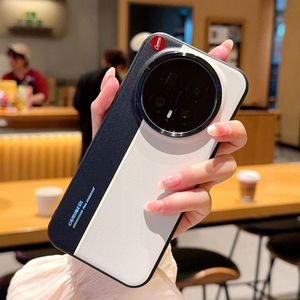 Funda Trasera de Cuero Mate de Lujo con Línea Fluorescente en Color de Contraste para Honor Magic8 Pro / Magic8 5G - Product Image 5