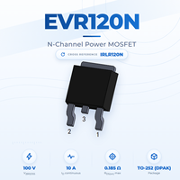 Transistor MOSFET Trench N-Channel EvolE 100V 10A TO-252 (DPAK) Level Logika Rendah RDS(on) 0.185 PWM Power Switching IRLR120N
