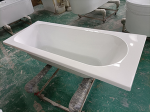Baignoire encastrée rectangulaire encastrée en acrylique avec jupe de baignoire simple <span class=keywords><strong>Promotion</strong></span> de drain d'angle pour bain à remous intégré - Product Image 3