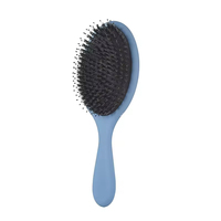 Brosse à cheveux démêlante à coussin d'air et poils de sanglier pour femme, marque privée d'usine, avec emballage en sac de coton, vente en gros