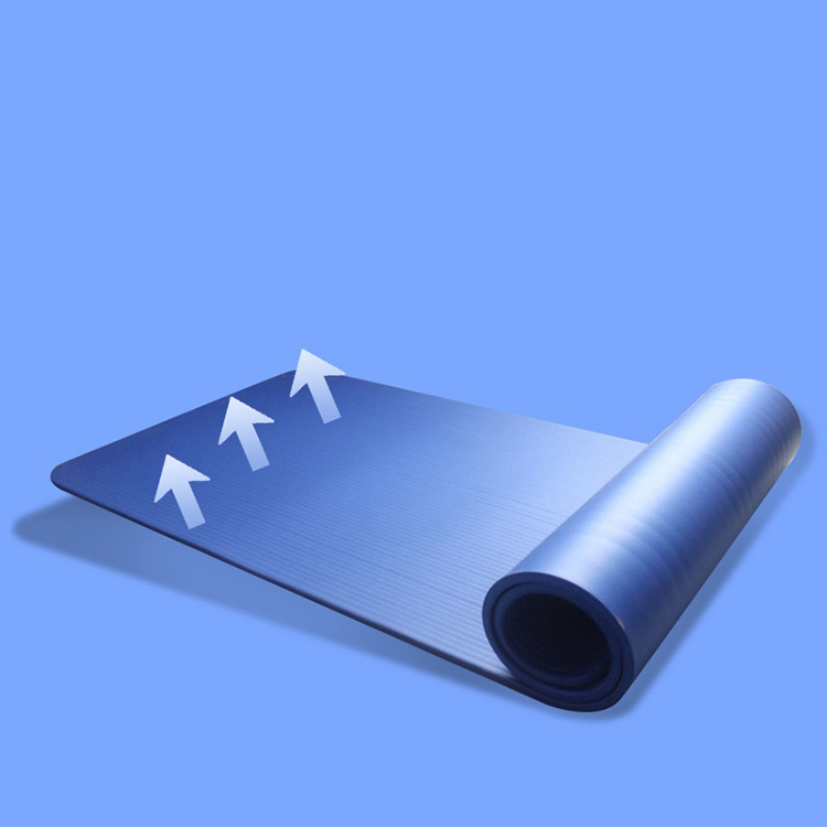 Tapis De Yoga Extra épais 15 Mm Respire Fitness - 185x57 Cm, Double Surface Lisse/nervurée, Antidérapant | Idéal Yoga, Pilates, Fitness à Domicile