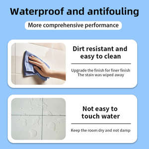 Acryl-Badewannen- und Fliesen-Aufbereitungsset mit Werkzeugen Geruchsarme Weiße Badewannenfarbe auf Wasserbasis für Einfache Anwendung mit Pinsel - Product Image 5