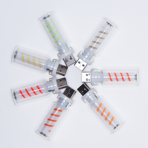 Lampe <span class=keywords><strong>de</strong></span> nuit USB spirale moderne, interrupteur tactile, lumière d'ambiance RVB à 7 couleurs changeantes pour la décoration <span class=keywords><strong>de</strong></span> chevet - Product Image 5