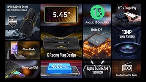 โทรศัพท์มือถือ Ulefone Armor X12 รุ่นทนทาน ระบบปฏิบัติการ Android 13 สมาร์ทโฟน RAM สูงสุด 6GB ROM 32GB แบตเตอรี่ 4860mAh กล้อง 13MP หน้าจอ 5.45 นิ้ว รองรับ 4G NFC โทรศัพท์สำหรับทั่วโลก - Product Image 6