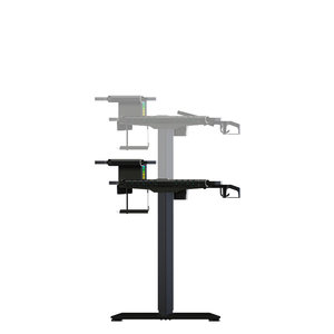 RGB chơi game Ergonomic thường vụ bàn với Flip-up bàn phím khay Chiều cao có thể điều chỉnh ngồi đứng bàn với màn hình đứng/cup chủ - Product Image 4