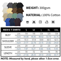 T-shirt Homme de Luxe en Gros 100% Coton 300G, Col Épais, Personnalisable, Vierge, Coupe Oversize, Respirant, Fournisseur en Vrac