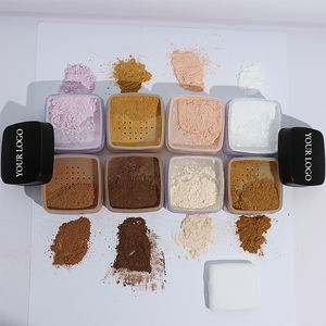 Özel etiket yüz makyaj saydam gevşek toz özel Logo 23 renkler mat su geçirmez gevşek ayar tozu - Product Image 6