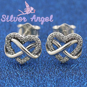 Boucles d'oreilles clous IPAN S925 en argent, motif <span class=keywords><strong>Dora</strong></span>, avec zircon et perle central, cadeau de luxe, vente directe usine - Product Image 2