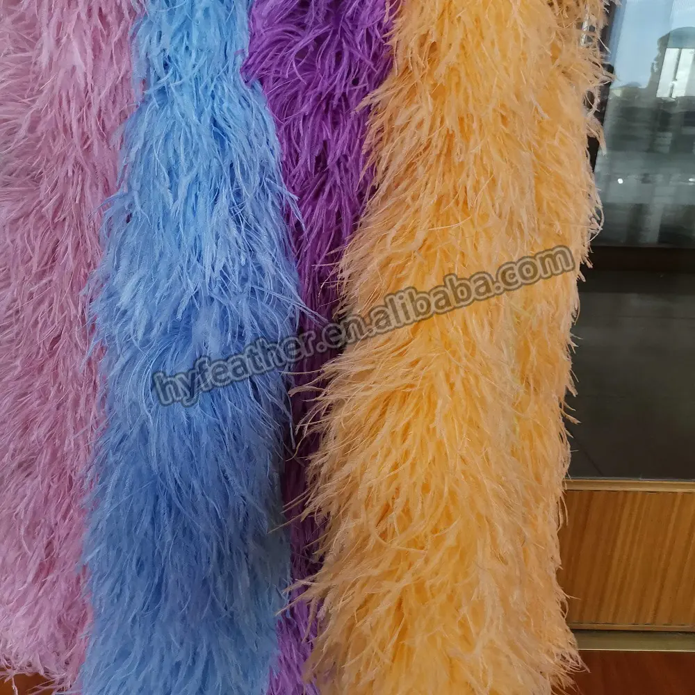 DIY Factory Supply Best-Selling Handcraft 100% Feather Cheap X Ostrich Feather Boa Feather High quality