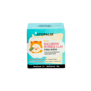 Atopalm <b>Kids</b> Rainbow <b>Bubble</b> Clay 210g Colorful Bath Bar For Creative Play - Product Image 2