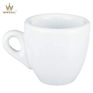 Bán Hot Trắng Gốm Espresso Ly Tách Cà Phê Và Đĩa Đặt - Product Image 2