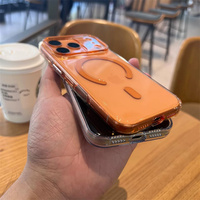 Funda Magnética Personalizada de Alta Calidad para iPhone 18 17 16 Pro Max, 2mm, Anti-rayones, Anti-amarillamiento, Transparente, Resistente a Impactos