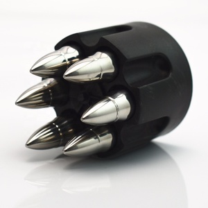 6 Viên Đạn Hình Khối Thép Không Gỉ - Product Image 1