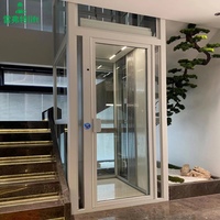 Petit ascenseur en verre d'ascenseur pour deux personnes
