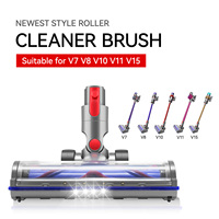 Brosse de tête d'aspirateur électrique motorisée pour Dysons V7 V8 V10 V11 avec lumière LED