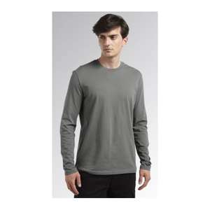 DIADORA UTILITY-702,177667-75070/3XL Camiseta de manga larga de Jersey gris acero de algodón orgánico CAMISETAS Y POLOS DE TRABAJO - Product Image 2