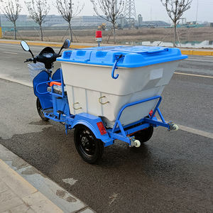 Véhicule de nettoyage électrique à trois roues, véhicule de transport et de stockage des déchets pour propriétés résidentielles, véhicule de collecte des déchets - Product Image 4