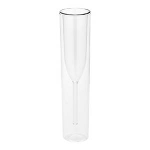 Verres à flûte à <span class=keywords><strong>champagne</strong></span> à double paroi Gobelet <span class=keywords><strong>tulipe</strong></span> créatif Tasses en verre transparent - Product Image 1