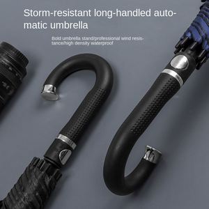 Paraguas de Golf Grande de Doble Uso, Resistente a Tormentas y Lluvia, con Mango Largo de 10 Varillas y Logotipo con Impresión UV, Venta al Por Mayor - Product Image 3