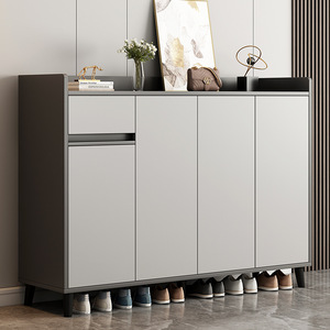 <b>Shoe</b> Cabinet Large Capacity Minimalist Design Entryway Living Room Foyer Storage Space Saving - Product Image 1