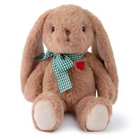 Peluches de San Valentín 2026, Conejito Pequeño Personalizado con Corazón Rojo, Lindos Peluches de Osito de Peluche para Mujeres y Niñas
