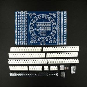 Kit de pratique de soudure DIY CD4017 avec LED rotative SMD NE555 pour l'entraînement aux compétences électroniques - Product Image 1
