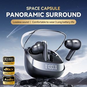 หูฟังไร้สาย TWS หูฟังสเตอริโอดิจิตอลสำหรับเล่นเกมพร้อมไฟ LED ตัวแสดงสถานะแบตเตอรี่อินเอียร์ V5.4บลูทูธขนาดเล็ก - Product Image 4