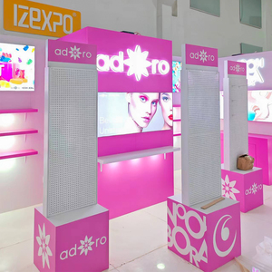 Tự làm dễ dàng xây dựng cao cấp Nhà Máy trang điểm hiển thị đứng mỹ phẩm hội chợ thương mại gian hàng đứng hội chợ triển lãm mỹ phẩm gian hàng - Product Image 3