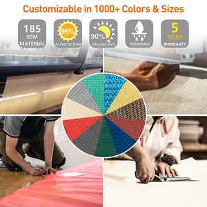 Bloc UV 10 'x 13' 185GSM voiles <span class=keywords><strong>d</strong></span>'ombre de rectangle pour le jardin de patio extérieur - Product Image 5