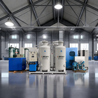 Generador de Nitrógeno Lugas Montado en Plataforma, Compacto, Personalizado, de Alta Pureza y Productividad, Multivoltaje, para Uso Industrial