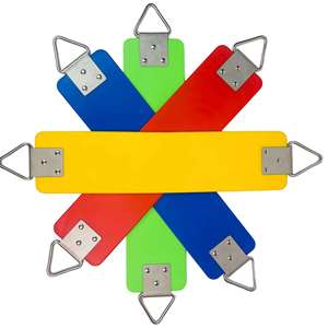Columpio de Plástico y Goma EVA <span class=keywords><strong>con</strong></span> Cadenas de Acero Inoxidable, Accesorio para Patio de Juegos Infantil Interior y Exterior - Product Image 3