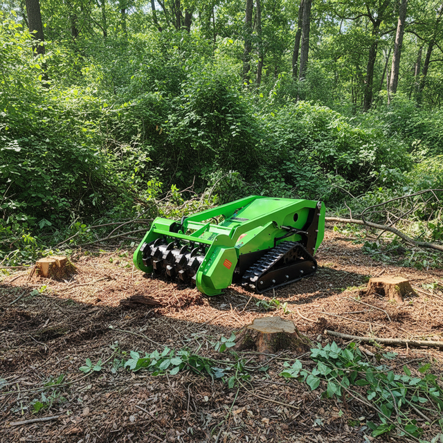 UCARRY UR1000 Electric Forestry Mulcher 1000mm Cutting Width Remote Control Monitoring 7500W 775kg 1 Year Warranty Shandong Made