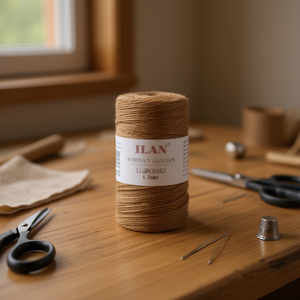 Bobina di Filo in Cotone 100% Ilan, Resistente, 80g 1.5mm per Cucito e Artigianato - Product Image 2