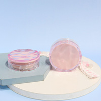 Nouvelle boîte compacte portable DIY OEM ODM pour coussin cosmétique, fond de teint BB, avec éponge, vide, pour maquillage