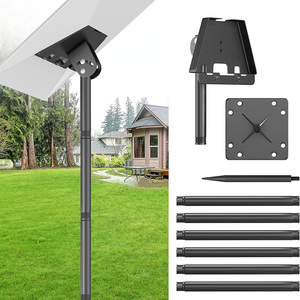 JH-Mech <span class=keywords><strong>Poteau</strong></span> de montage Starlink de 9 pieds et support au sol avec 90° °   Adaptateur réglable robuste pour montage sur <span class=keywords><strong>poteau</strong></span> Starlink Gen 3 - Product Image 3
