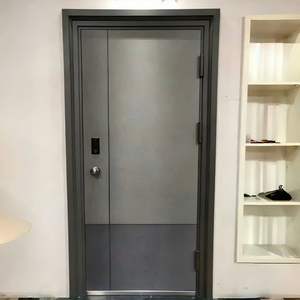 ประตูไม้กันเสียงแบบคลาสสิกเพื่อความปลอดภัยของอาคารอพาร์ตเมนต์ดีไซน์สุดคลาสสิกประหยัดพลังงาน - Product Image 6