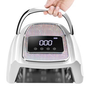 Rechargeable UV LED Nail <b>Lamp</b> Automatic Gel Polish Dryer Plastic Nail Curing <b>Lamp</b> <b>with</b> Battery - Product Image 3