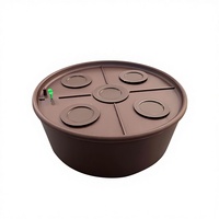 Système d'arrosage automatique pour plantes en pot, capteur d'humidité à aspiration d'eau automatique, pot de fleurs idéal pour la maison, le bureau, le jardin, la cour
