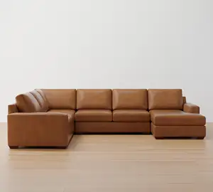 High quality modern interior design, leather furniture, living room combination sofa