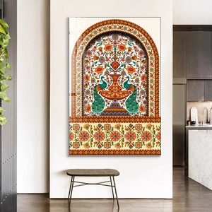 Decoración del hogar mezquita islámica arquitectura Landsc póster impresiones lienzo pintura pared arte musulmán cuadros pared musulmán Marco de imagen - Product Image 6