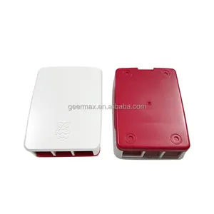 Raspberry Pi 4B Arrière Officielle Logement Cas Original Blanc et Rouge Couvercle En Plastique pour Raspberry Pi 4 Modèle B