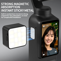 Éclairage d'Appoint LED pour Téléphone Portable et Caméra d'Action, Mini Lampe de Poche Portable LED de Beauté pour Vidéo et Selfie