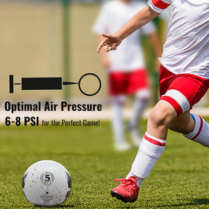 Balón de Fútbol Profesional de PU Termosellado, Ligero, Ecológico, Talla 5, con Logotipo Personalizado, Duradero, de Alto Rendimiento, para Entrenamiento y Partidos - Product Image 5