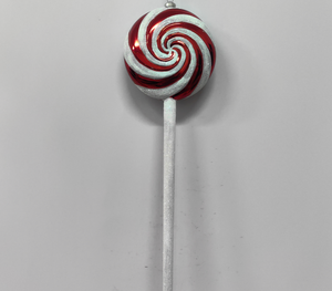 Bastoncini Decorativi Natalizi in Schiuma con Lollipop, Design Fantasiosi con <span class=keywords><strong>Glitter</strong></span> e Fiocchi, Ecologici, 50cm - Stock di Fabbrica - Product Image 2