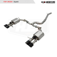 Válvula de Escape de Acero Inoxidable Catback para Skoda SuperB 2.0T, Soldadura de Alta Calidad, Válvula de Rendimiento Mejorado con Control Remoto
