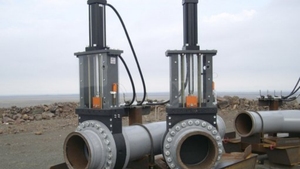 วาล์วประตูแบบมีใบมีดลมนิวเมติกสำหรับงานหนักยี่ห้อ Weir Delta Industrial พร้อมอุปกรณ์จีน ป้องกันการรั่วไหล สำหรับควบคุมก๊าซในงานเหมือง - Product Image 5