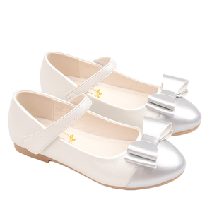 Zapatos de Princesa para Niña, Suela de Goma de Verano, Detalle de Lazo, Microfibra, Suela Suave - Product Image 1