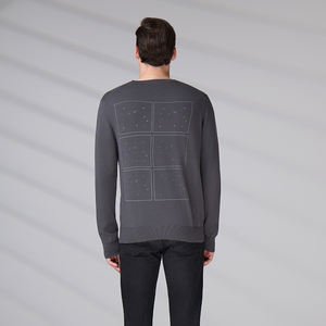 High-end 100%Cotton Casual Knitwear Manufacturer <b>Pullover</b> Fall Long Sleeve <b>Jumper</b> Custom Knit Sweater Men - Product Image 5