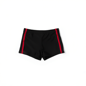 Shorts de sport pour hommes HDJ, en spandex et polyester, taille élastique, séchage rapide, avec bande latérale, taille mi-haute, XY2028 - Product Image 1